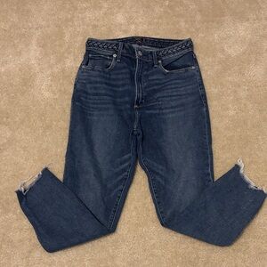 Abercrombie & Fitch Women's Skinny Jeans in Dark Blue